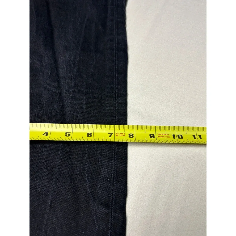 Levis Premium Big E 501 93 Straight Leg Black Jeans‎ Mens W29 L30 79830-0026